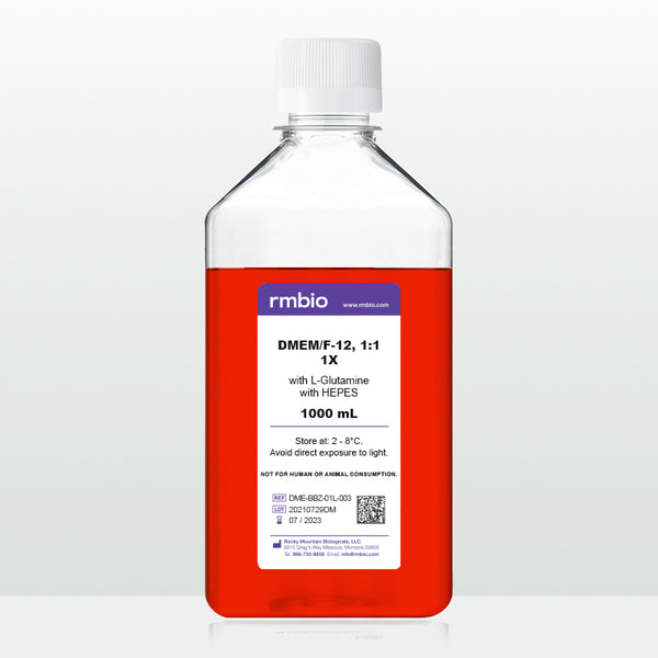 DMEM-003: DMEM/F-12 Ham 1:1 Mixture 1X, With L-glutamine, With HEPES