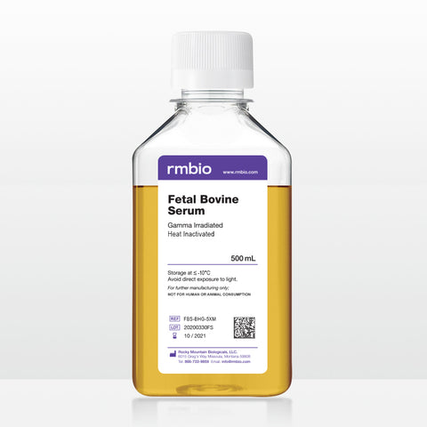 Fetal Bovine Serum (FBS) Gamma Irradiated and Heat Inactivated