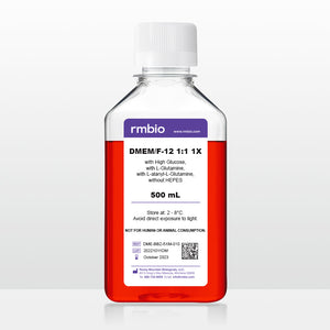DMEM-010: DMEM/F-12 Ham, 1:1 Mixture 1X, High Glucose, With L-Glutamine, With L-alanyl-L-glutamine, With High Sodium Bicarbonate, Without HEPES